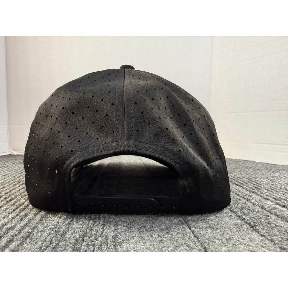 Waggle Golf ABC Supply Co Job Done Snapback Hat Black Perforated Performance Cap - Picture 4 of 7